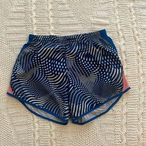 Nike dri fit shorts XL blue and pink